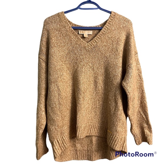 Michael Michael Kors Women’s Hi-Low Pullover V-Neck Sweater size large - Picture 2 of 7